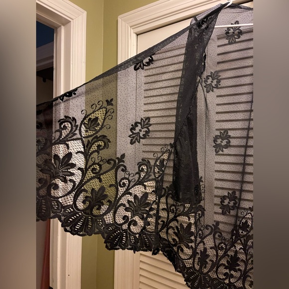 Medium Sheer Lace Black Cardigan - Picture 6 of 8
